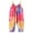 Colorful A, variant on Toddler Baby Girls Halter Backless Tie Dye Romper Baby Kid Sleeveless Jumpsuit Pants Clothes with Pocket Size 1-6T