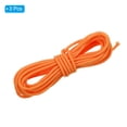 thumbnail image 3 of Unique Bargains Archery D Loop Rope 10 FT, 3 Pack Bow String Release Nock Wire Nocking Loop Ring, Orange, 3 of 4