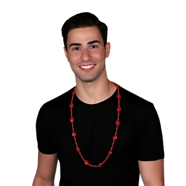 Collares Blinkee Casco de Fútbol Rojo Paquete de 12