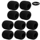 thumbnail image 4 of Estuches Para Micrófonos Estuches Para Micrófonos 10 protectores de micrófono para parabrisas, fundas de esponja reutilizables (negro), 4 of 4