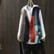 thumbnail image 2 of Spring and Autumn Women's Cardigan V-neck Sleeveless Button Print Panel Vintage Knitted Vest Fashion Casual Sweater Tank Tops, 2 of 5