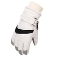 thumbnail image 3 of Guantes de esquí para niños, resistentes al frío, cálidos y para ciclismo, con palma completa de cuero Lukou, resistentes al frío y al viento, para ciclismo, con forro polar grueso, 3 of 6