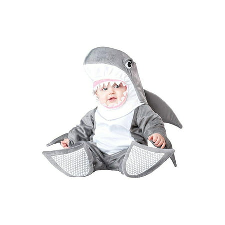 InCharacter Costumes Baby's Silly Shark Costume, Grey/White, Medium(12-18