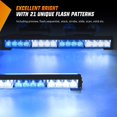 thumbnail image 4 of Nilight 17" LED Directional Light Bar, 32 LEDs, 2-in-1 Design with 23 Lighting Modes, 12V Vehicle Power Plug, Universal Fit for Trucks and Utility Vehicles, 4 of 5
