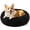 Black, variant on Dog & Cat Bed for Indoor Cats, 20in Calming Donut Bed for Puppy and Kitten, Washable Round Fluffy Pet Bed for Small Medium Dogs and Cats (Light Grey)
