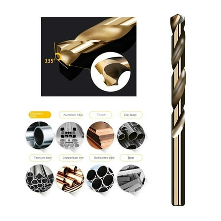 

Goodhd 1mm-13mm Cobalt HSS Drill Bit M35 For Stainless Steel Drilling Metalworking
