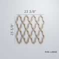 thumbnail image 2 of Ekena Millwork 23 3/8"W x 23 3/8"H x 3/8"T Large Casablanca Decorative Fretwork Wood Wall Panels, Alder, 2 of 6