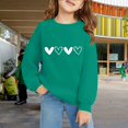thumbnail image 2 of Mercatoo Cute 𝐏reppy Sweatshirts for Teens Girls Heart Graphic Oversized Sweatshirts Fall Winter Long Sleeve Pullover Tops, 2 of 8