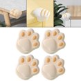 thumbnail image 3 of 4 protectores de esquinas para mesa con forma de pata de gato, cojines de seguridad para bebés, protector de bordes Caqui, 3 of 9