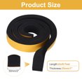 thumbnail image 2 of Weather Door Seal Strip Tape for Window 2 Inch x 1 Inch x 6  Feet, Black, 2 of 6
