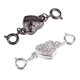 thumbnail image 1 of 2 Sets Rhinestone Corazón Latón Langosta Magnética Broches De Joyería Diy Hallazgo Sunnimix Cierres magnéticos, 1 of 8