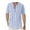Sky Blue, variant on Mens Summer Striped Shirts Casual Stylish Button Down Dress T-Shirt Short Sleeve Vintage Beach Hawaiian Shirt