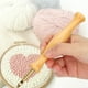 thumbnail image 5 of Dekaim-aguja Perforadora Portátil, Pluma Para Bordar, Enhebrador, Herramienta Con Mango De Madera Para Tejer, Coser, Manualidades De Fieltro, 5 of 5