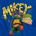 thumbnail image 3 of Teenage Mutant Ninja Turtles: Mutant Mayhem - Michelangelo AKA Mikey - Pizza Rules - Men's Short Sleeve Graphic T-Shirt, 3 of 5
