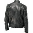 thumbnail image 4 of Youkk Stay Cozy And Protected Cotton Motorcycle Jacket For Men Multi Front Pockets black M, 4 of 6