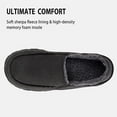 ULTRAIDEAS Mens Moccasin Fuzzy Slippers with Sherpa Fleece Lining