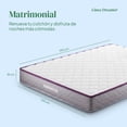 thumbnail image 3 of Colchón Matrimonial En Caja Essential Memory Foam 135x190x18 cm blanco Matrimonial., 3 of 8
