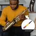 thumbnail image 4 of KAKOWELY Saxophone Cleaning Brush Sax Musical Instrument Cleaner Sax Maintain Care Tool Random Color,20.28"X2.36"X1.77", 4 of 5