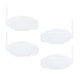thumbnail image 1 of Estante De Esquina Flotante 4 Piezas Mini Ahorro De Espacio Circular, 1 of 7