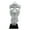 White, variant on Bergamo Art Decorative Handmade Aluminum 12 inch Abstract Face Sculpture