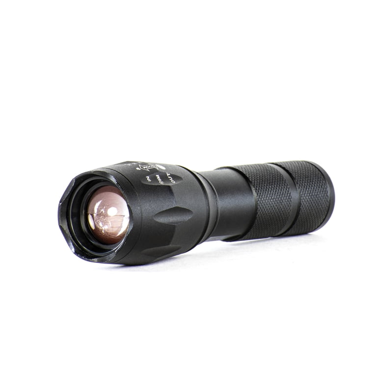 Dorcy Ultra HD LED 200 Lumens Rechargeable Flashlight with Power Bank, Black, 41-4379