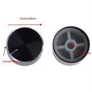 26x14mm 6mm Shaft Hole Aluminum Alloy Potentiometer Knob Volume Control Knob Potentiometer knob