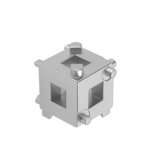Car Cube Brake Caliper Compression Tool with 3/8" Square Drive Hole,6 Sides Brake Piston Tool for Adjusting Pistons,Steel Car Accessories Rear Brakes Caliper Tools for Disc Brakes