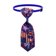 thumbnail image 2 of Chmadoxn Independence Day Pet Tie for Dogs and Cats, 4th of July Patriotic Stars and Stripes Adjustable Necktie, Red White and Blue Memorial Day Holiday Grooming Accessory, 2 of 6