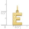 thumbnail image 3 of 10K Yellow Gold Initial E Charm, 3 of 3