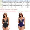 thumbnail image 4 of Womens V Neck One Piece Bathing Suits Tummy Control Swimsuit, 4 of 4