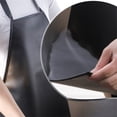 thumbnail image 4 of MYG Waterproof Oilproof PVC Black Apron For Kitchen Waterproof Areas Work Cleaner, 4 of 9