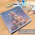 thumbnail image 2 of Photo Album 11.8x11.2 Inch Leather Cover Photo Book Scrapbooking Albums for Weddings Birthdays Anniversaries Christmas Tree Made Of Candy, 2 of 9