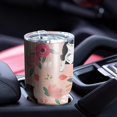 thumbnail image 4 of 30oz Boston Terrier Dog and Flower Florals Tumblers Stainless Steel Tumbler with Lid and Straw,Vacuum Insulated Double Wall Travel Tumbler Cups Mug with Cleaning Brush for Coffee,Tea, 4 of 7