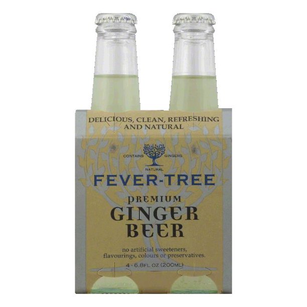 Fever Tree Premium Ginger Beer, 6.8 Fo (Pack of 6)
