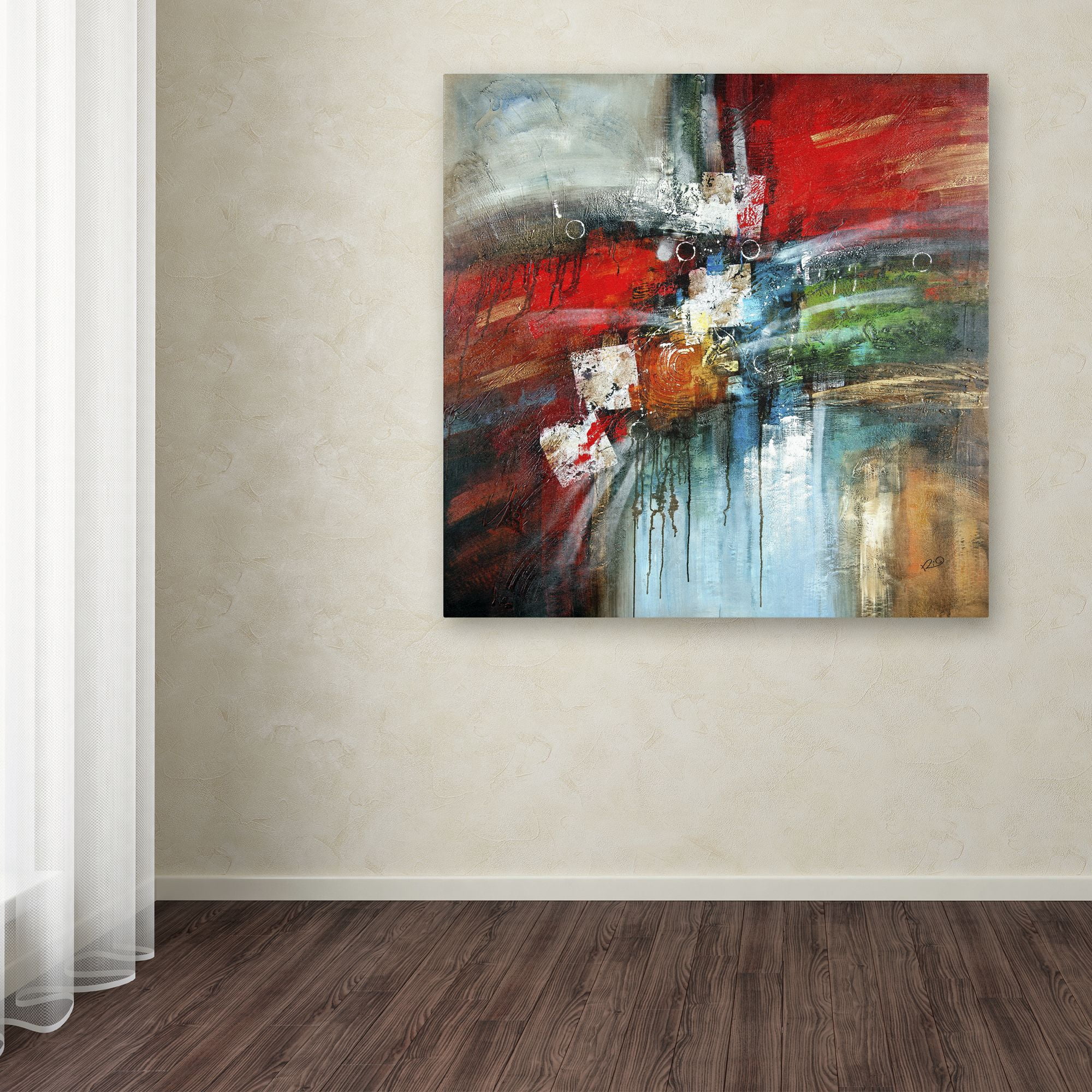 Trademark Fine Art "Cube Abstract IV" Canvas Art by Rio