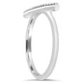 thumbnail image 2 of Pompeii 1/5CT Diamond Bar Ring 10K White Gold (H/I,I1-I2), 2 of 3