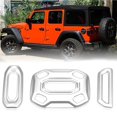 thumbnail image 2 of Cubierta De Panel De Luz De Lectura Funcional Cubierta De Panel De Luz De Lectura Delantera Central Trasera Portátil Ajuste De Ajuste De Panel De Luz Decorativo Para Jeep Wrangler 2018-2021 Jl Jt Advancent VI009027-01, 2 of 7