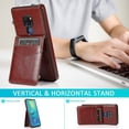 thumbnail image 2 of Funda de piel sintética estilo empresarial para Huawei Mate 20 con tarjetero, función billetera, función de soporte vertical, protección contra caídas, duradera., 2 of 5