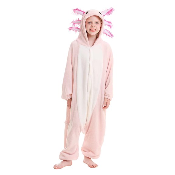 Generic Kid Animal Hooded Onesie Funny Cute Carto𝐨n Plush Outfit Oversized Comfortable Fleece Suit Halloween Party Holiday Dress Up