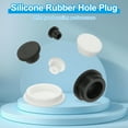thumbnail image 4 of Uxcell Silicone Rubber Hole Plug Soft Flexible Stoppers T-Shaped Silicone Plugs with Box Black 41-42mm, 4 of 6