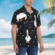 thumbnail image 3 of Fotbe Fashionable Goose Camisa Hawaiana para Hombre Unisex – Camisa Casual de Verano con Botones de Manga Corta de Algodón y Lino,Medium, 3 of 7