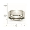thumbnail image 6 of Chisel Stainless Steel Polished 8mm Half Round Band, 6 of 7