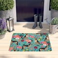 thumbnail image 2 of German Shepherd Dog and Flower Flannel Non Slip Door Rugs,Washable Door Mats Indoor,Decorative Door Mats,Dirt-Resistant and Absorbent Doormat for Entrance,Bedroom,Kitchen,Bathroom,23.5x16in(60x40cm), 2 of 5