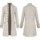 thumbnail image 2 of Disfraz clásico Medieval victoriano para hombre, chaqueta de Cosplay con cuello levantado, abrigo renacentista, ropa de Halloween, 2 of 5
