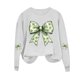 thumbnail image 4 of RKSTN Women's St Patrick's Day Sweatshirt Plus Size Crewneck Irish Gift St Patricks Luckys Shamrocks Graphic Print Hoodless Sweatshirts Top Womens Casual Round Neck Loose Fits Long Sleeve T Shirts, 4 of 5