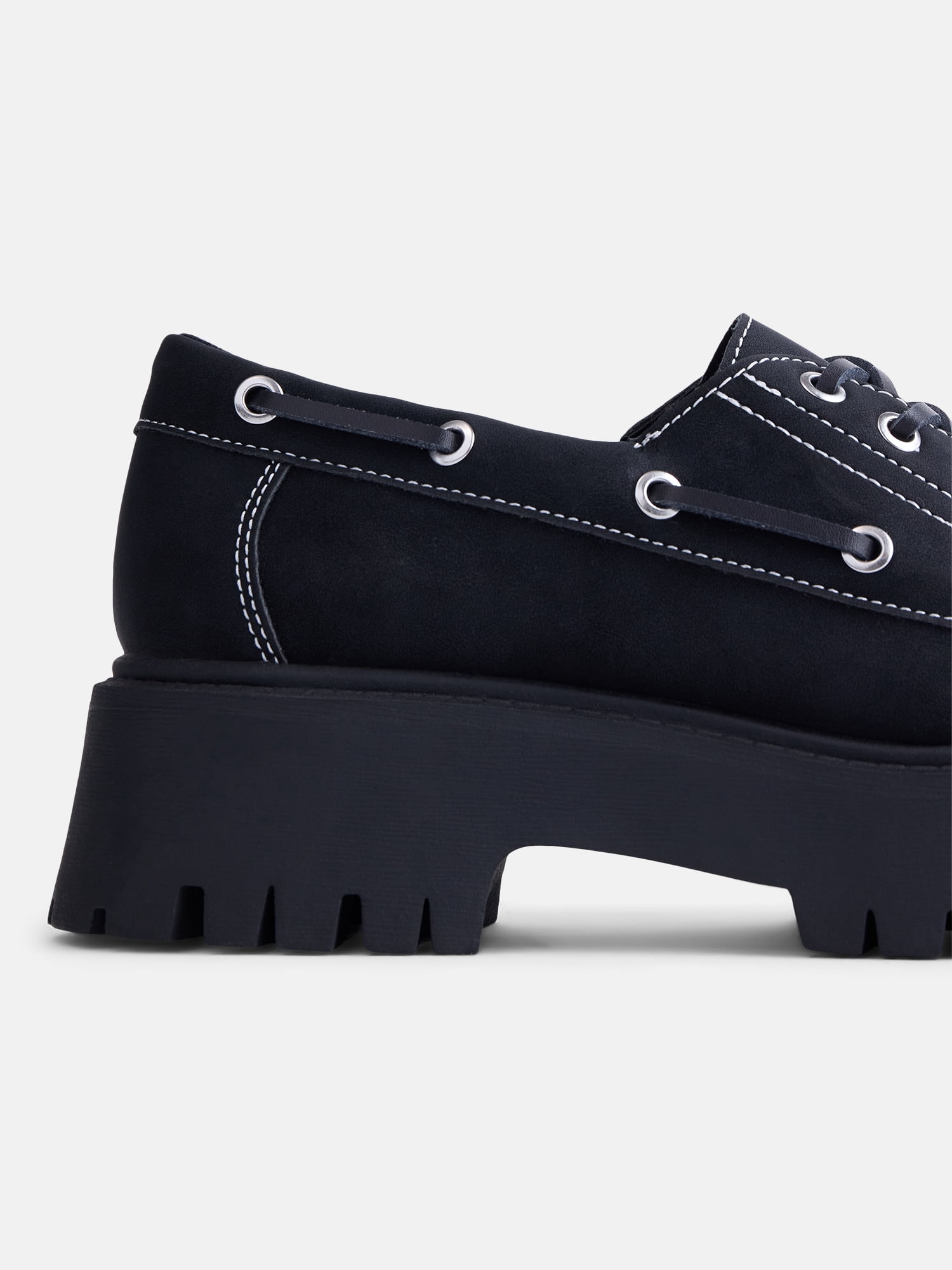 No Boundaries Women's Platform Boat Shoes