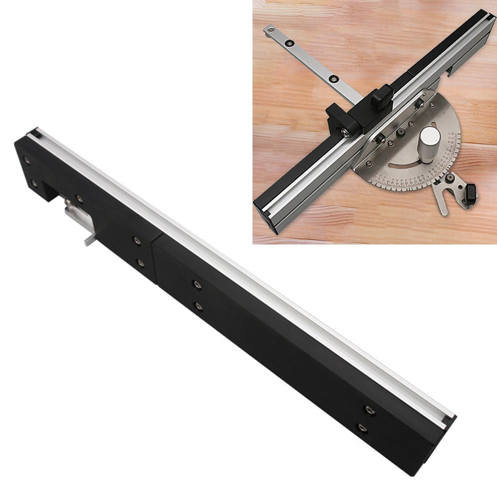 Zxpjkyu Miter Guide, Table Saw Accessories, DIY Miter Guide for Woodworking, Lightweight Fence
