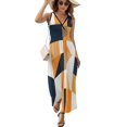 thumbnail image 1 of Abstract Geometrical Vestido Sin Mangas Para Mujer, Traje De, Ropa De Cumpleaños, Verano, 1 of 5