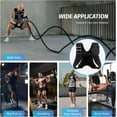 thumbnail image 2 of TEMOGU-Weighted Vest, Weight Vest for Men Women with Detachable Phone Pouch, Exercise Weighted Vests with Reflective Stripe Adjustable Buckle, for Workout, Strength Training, Running, Fitness, Muscle, 2 of 4