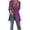 Purple, variant on NARABB Women Blazers Suit Jacket Solid Long Sleeve Office Coat Cardigans Suit Long Jacket Tops Business Suit Office Work Outwear